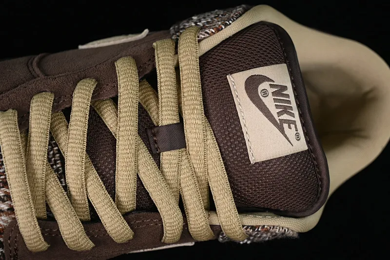 All Categories Nk SB Dunk Series Nk SB Dunk Low Low-top sneakers Pure original Nk SB Dunk Low Brown plaid SB smashed backboard fashion casual sneakers 304292-223